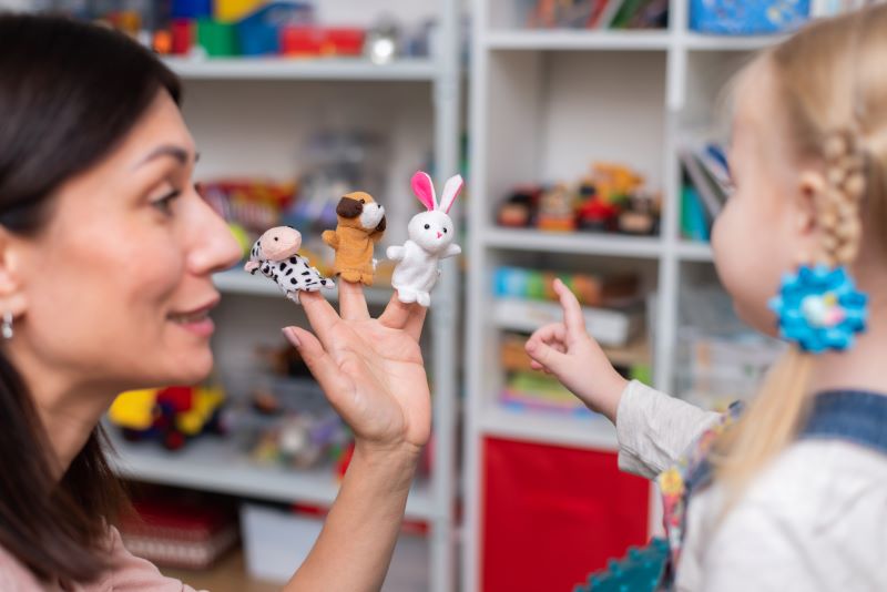 Play Therapy using Puppets